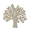 Hollow Tree Shape Laser Cut Wooden Pieces Craft Blank Family Tree Decoupage