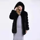 Wholesaler Women Fake&Artificial Fur Long Coat In Winter Fall