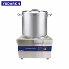 Large Excellent Brushed Stainless Steel Single 10000W Commercial Induction Table Top Cooker Cooktop
