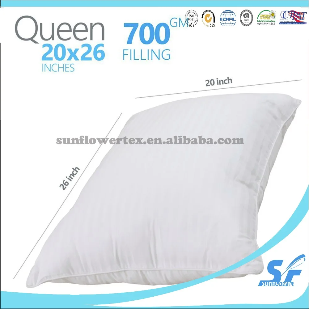 plush gel-fiber filled pillows