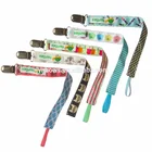 Wholesale Custom Baby Snap Teether Ribbon Pacifier Holder Clip