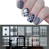 JR Nail Stamping Plates Stainless Steel Stamping Nail Art Manicure Template Nail Stamp Tool 20 Styles For Choose