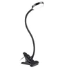 Reading Light Clip On 3W, Eye Care Desk Lamp 15 LEDs with Touch Control and Gooseneck, USB Powered for Writing Studying and Work