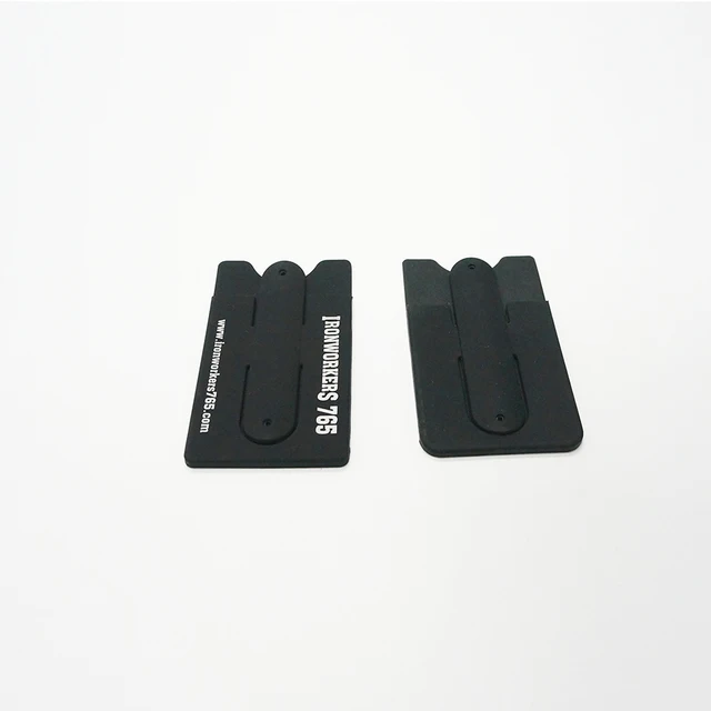 wholesale adhesive silicone mobile phone hotel key card holder