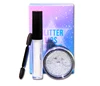 Loose Glitter powder, clear lip gloss/Eyeshadow/Brush 3 in1 Wholesale