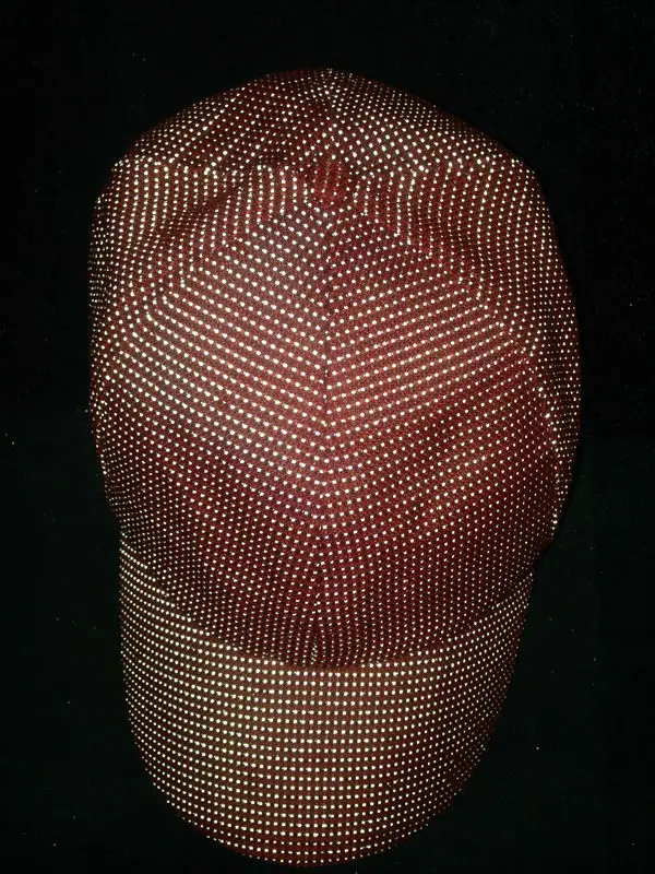 high light glow in the dark double side reflective knitting yarn
