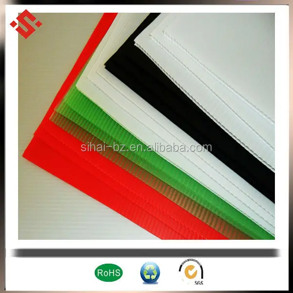 colorful coroplast sheet