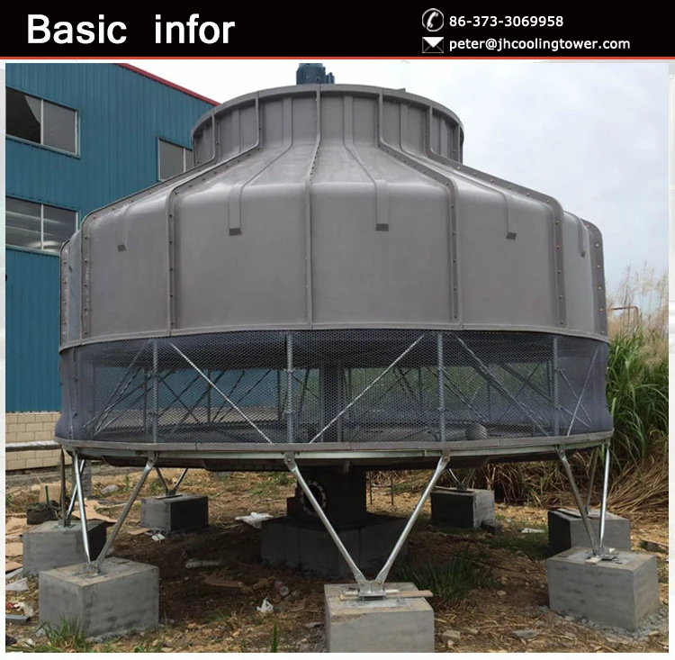 stainless steel low noise frp round closed cooling tower