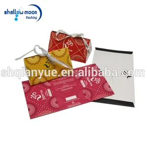 tea storage gift bag packaging triangle folding paper bags with