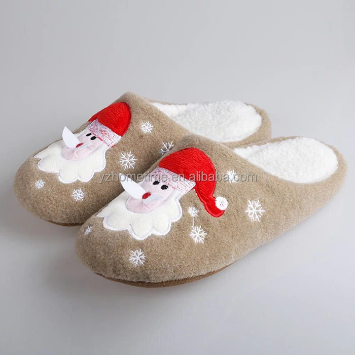 fancy promotion cartoon christmas slippers as gifts