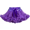Wholesale Fancy Kids Girls Purple Tulle Ruffle Mini Pettiskirt Tutu Dress