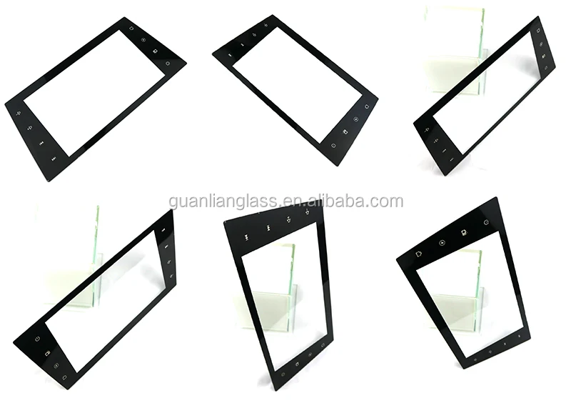 0.7mm All Size Polished Edge Tempered Front Touchscreen Lcd Display Cover Custom Screen Display Lcd Tv Replacement Glass