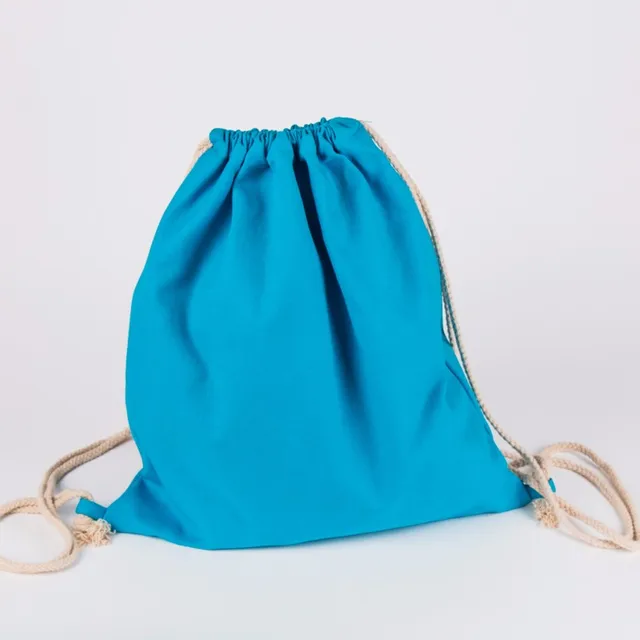 fashion cute cotton drawstring bag canvas