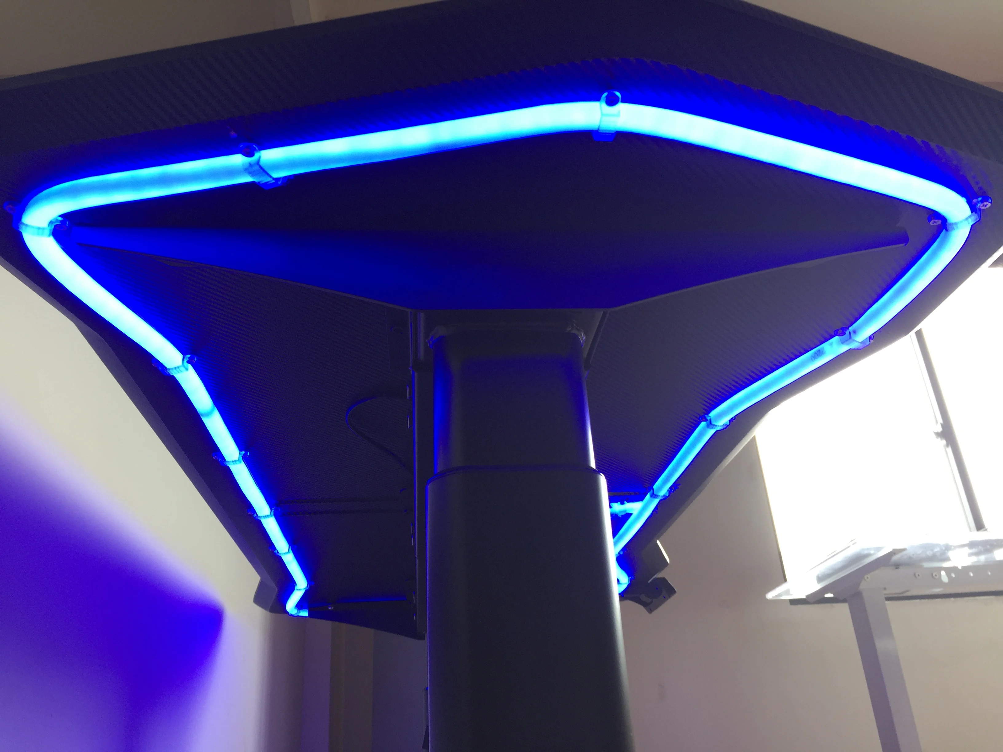 computer game adjustable height desk electric lifting column frame  gaming desk