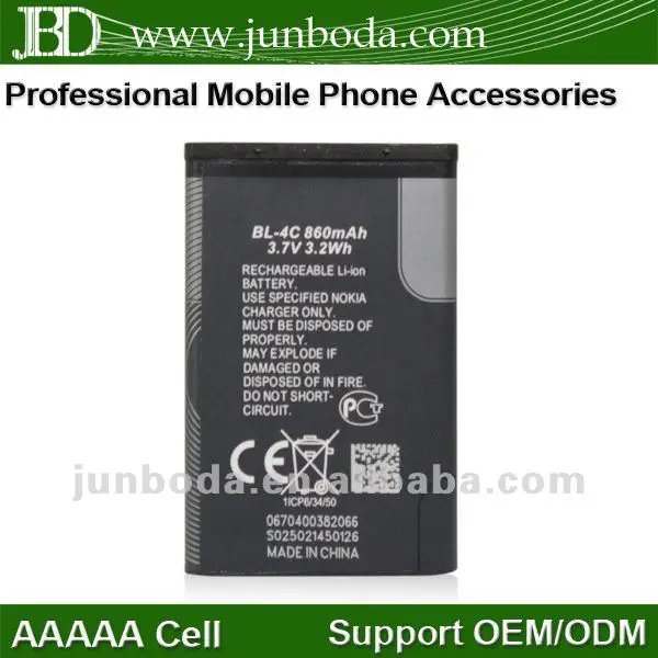 mobile phone battery bl-4c bl4c for nokia 6100 6102 6102i 6103