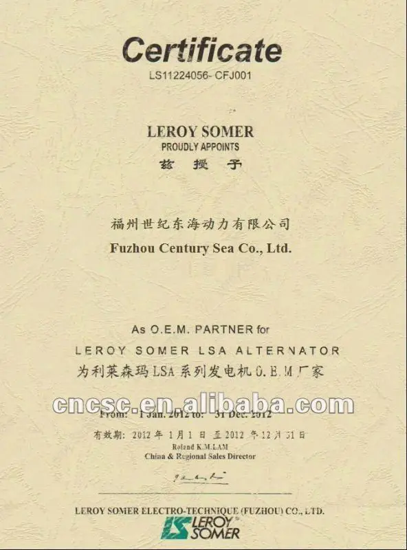CSCPower OEM-Leory Somer