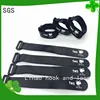 li hao hook & loop factory wholesale custom size colour and Logo cable ties /battery strap/wrist strap