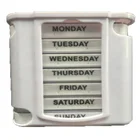 Drawer type weekly small plastic pill box travel kit 7 days separate pill box