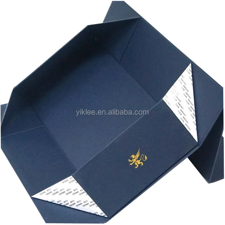 fashion luxury gift paper box for garments folding clothing