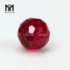 Wholesale Synthetic Faceted Corundum Loose 5# Red Ruby Bead Gemstone
