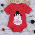 BKD Newborn Infant Baby Christmas romper