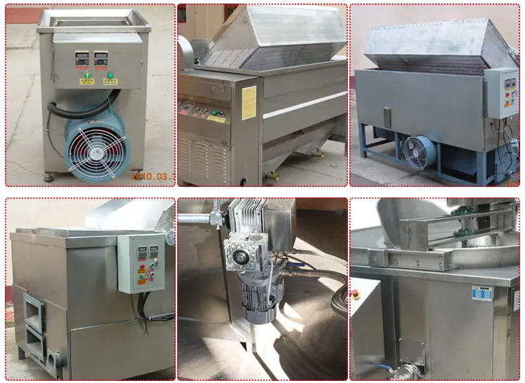 New Design Electric Cashew Frying Machine Gas Industrial Deep Pressure Fryer details