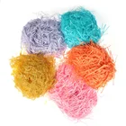 20g Colorful Raffia Shredded Paper Gift Box Filler Crinkle Wedding Party