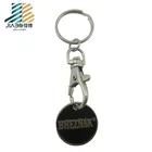custom metal gift euro key token keychain