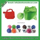 Cheap Reusable Promotional Foldable Shopping Bag in Plastic Ball Pouch