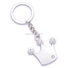 news promotion hot sales custom crown keychain