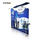 10x10 10x20 Tension Fabric Aluminum Tube Portable Expo Exhibition Tradeshow Booth Displays