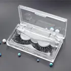 Own Brand Custom Natural Fur 3d Mink Eyelashes 25mm Eyelashes