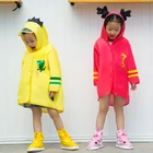 Creative Student kids waterproof raincoat Cartoon rain coat for children Girls And Boys rain proof jacket