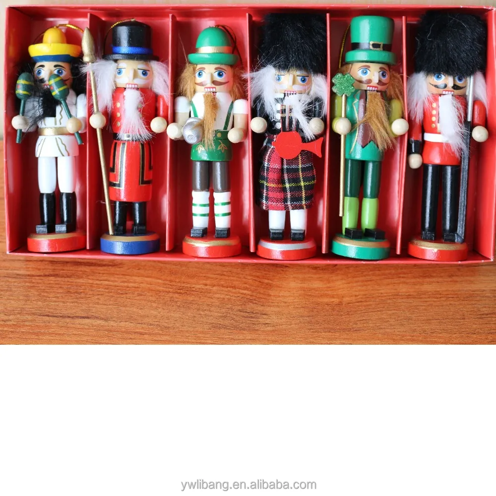 children nutcracker wooden nutcracker dolls handcraft for gifts