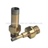 Diamond drill bit with 1/2" GAS threaded iron bronze brazed body for glass double drilling
