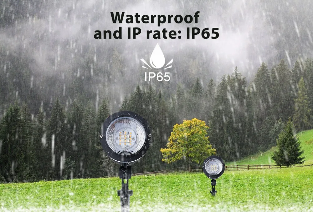 3year Warranty Ce Rohs Fcc Certified 12w High Bright Rgb Warm Cool White Dimmable Zigbee Color Outdoor Led Garden Light - ANKUX.COM
