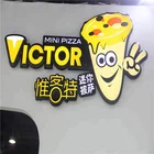 aluminum slim light box led sign crystal light box hanging on the hall wall mounted slim light box display