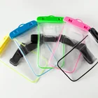 Custom Printed Logo Universal waterproof phone case, LED Light Armlet Waterproof bag for iphone 8