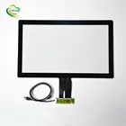 Anti Glare custom available USB I2C RS232 interface 16:9 21.5 inch PCAP touch screen panel kit
