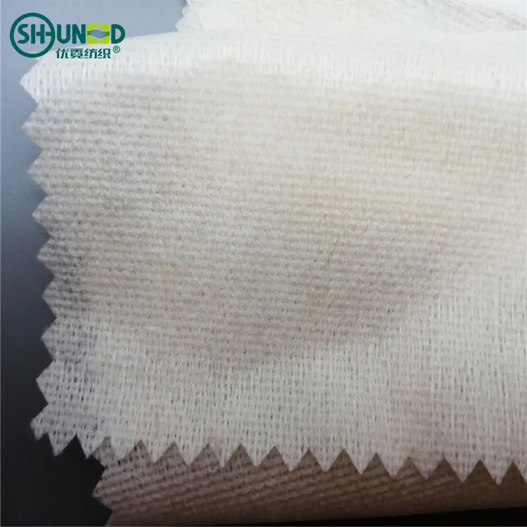 Square Pattern Pure Banana Fiber Fabric / Spunlace Nonwoven Fabric for Face Mask Sheet