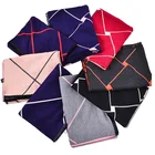 women fashion two tone winter ladies cashmere printing scarf shawl factory china