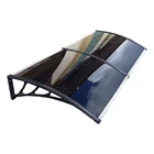 Plastic rain awning door canopy sun awning polycarbonate canopy
