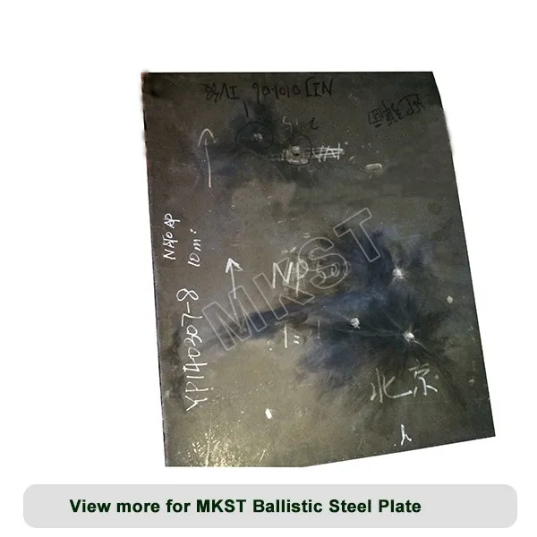 MKST Military Application Bulletproof Steel Plate Steel Ballistic Armor Plate Armor Steel Plate