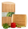 Large Organic Bamboo Cutting Board Amazon Top Seller Cheese Board For Meats Bread Fruits Butcher Block Carving Board FBA
