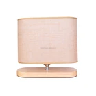 CE Approval Modern Industrial Art Wood with Fabric Table Lamp for the Foyer / Study Room