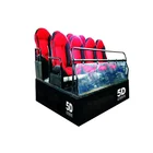 Hot Sale Coin Operated 4D Cinema 7D Roller Coaster Simulator Home Theater XD Movie Truck Mobile