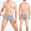 Fashion Silk Mens Underwear See-through Sexy Transparent Men Boxer