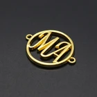 Eco-Friendly Clothing Metal Name Label Custom Metal Logo Garment Tags Hollow Clothing Labels