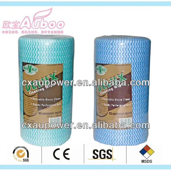 nonwoven household dry wipes