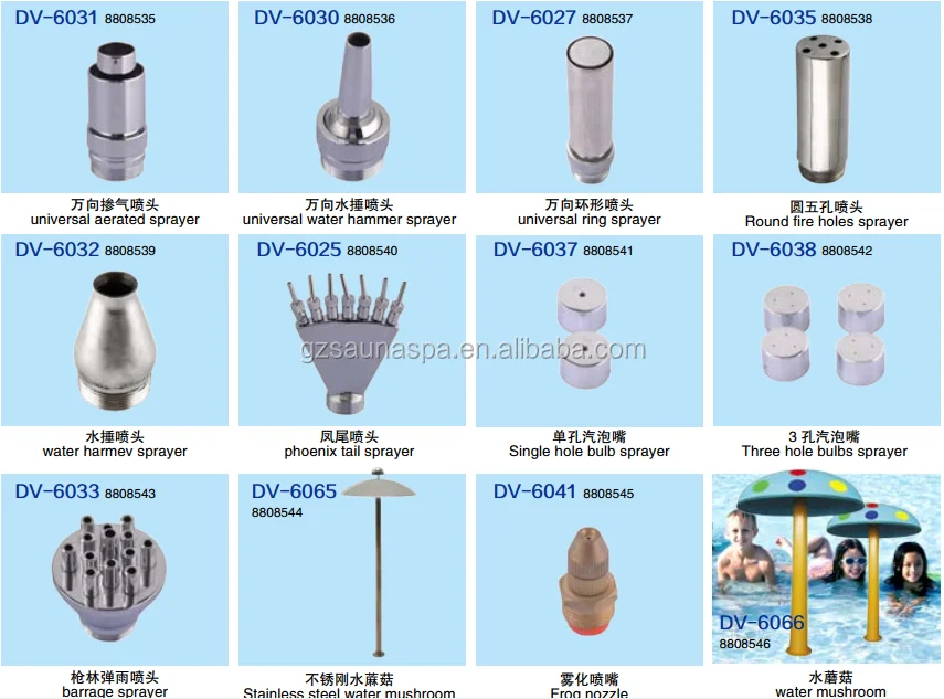  Chovm spas hot sale fountain jet nozzle spa equipment barrage sprayer Stainless steel waterfall spa equipment DV-6008 (3).png